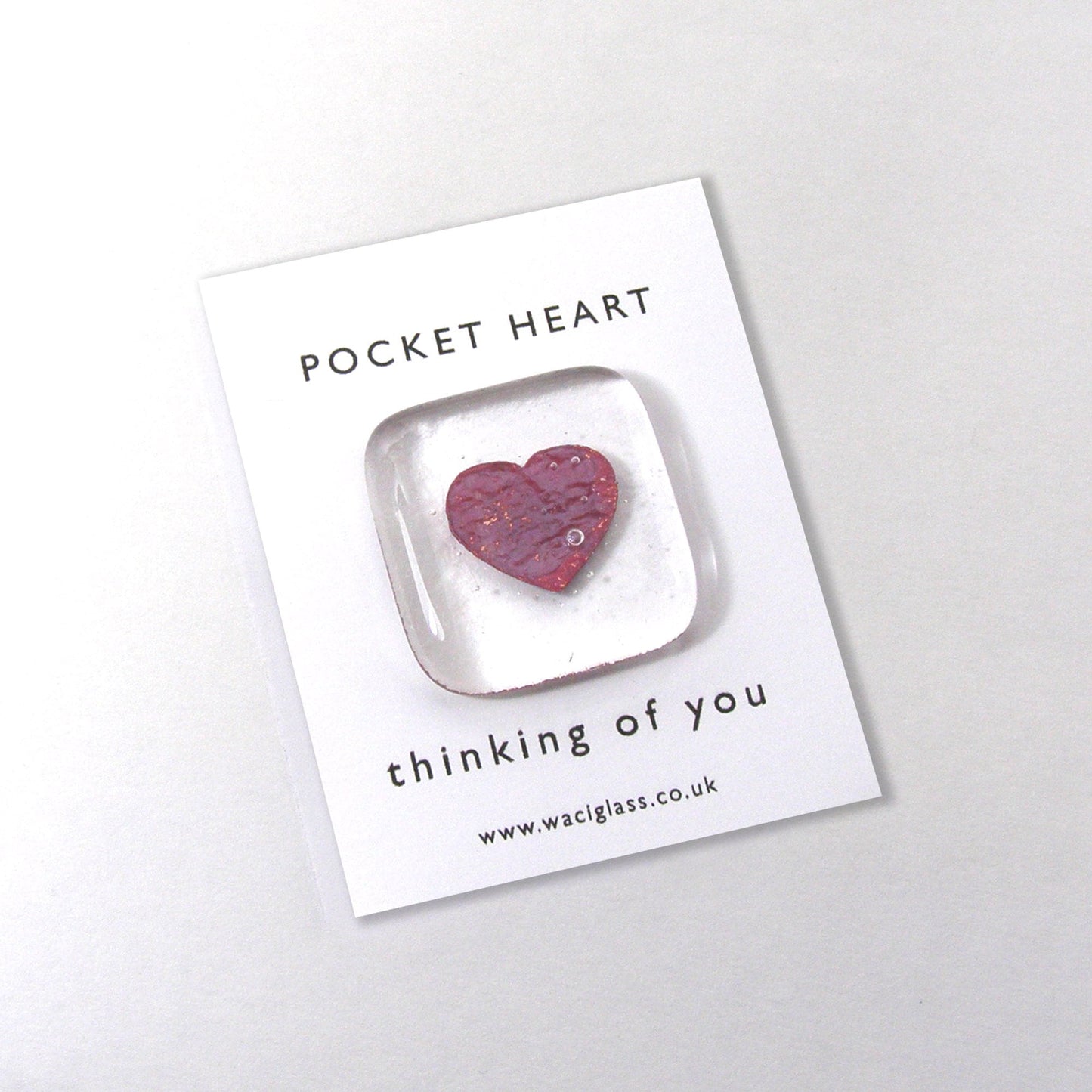 FUSED GLASS POCKET HEARTS