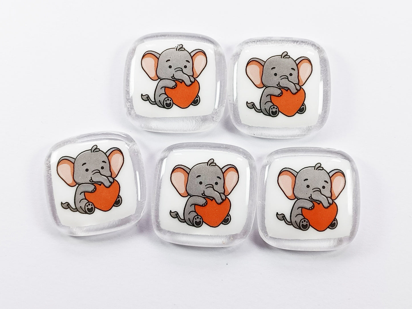 Pocket Elephant Fused Glass Hug, pocket hug, love you, thinking of you, miss you, you are amazing, gift for her, friendship gift, sympathy