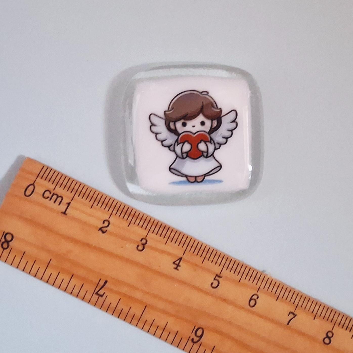 Pocket Angel Pocket Token, hug, Bereavement Gift, Keepsake, Memorial, Remembrance, Loss, Grief, Condolences, Pocket Angel Fused Glass, Angel