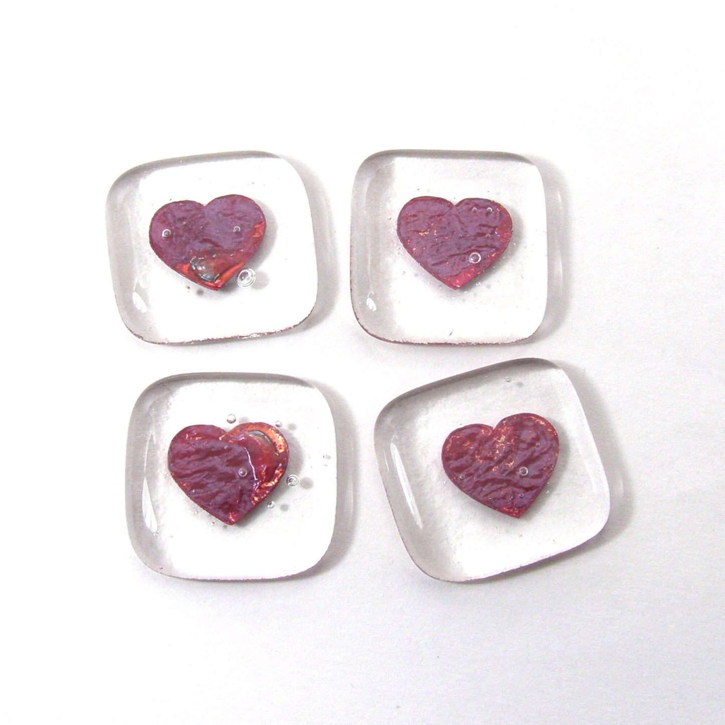 Thank You Pocket Heart Fused Glass, Pocket hug, with personalised note, lockdown, friendship gift, glass gift, key worker, NHS, isolation