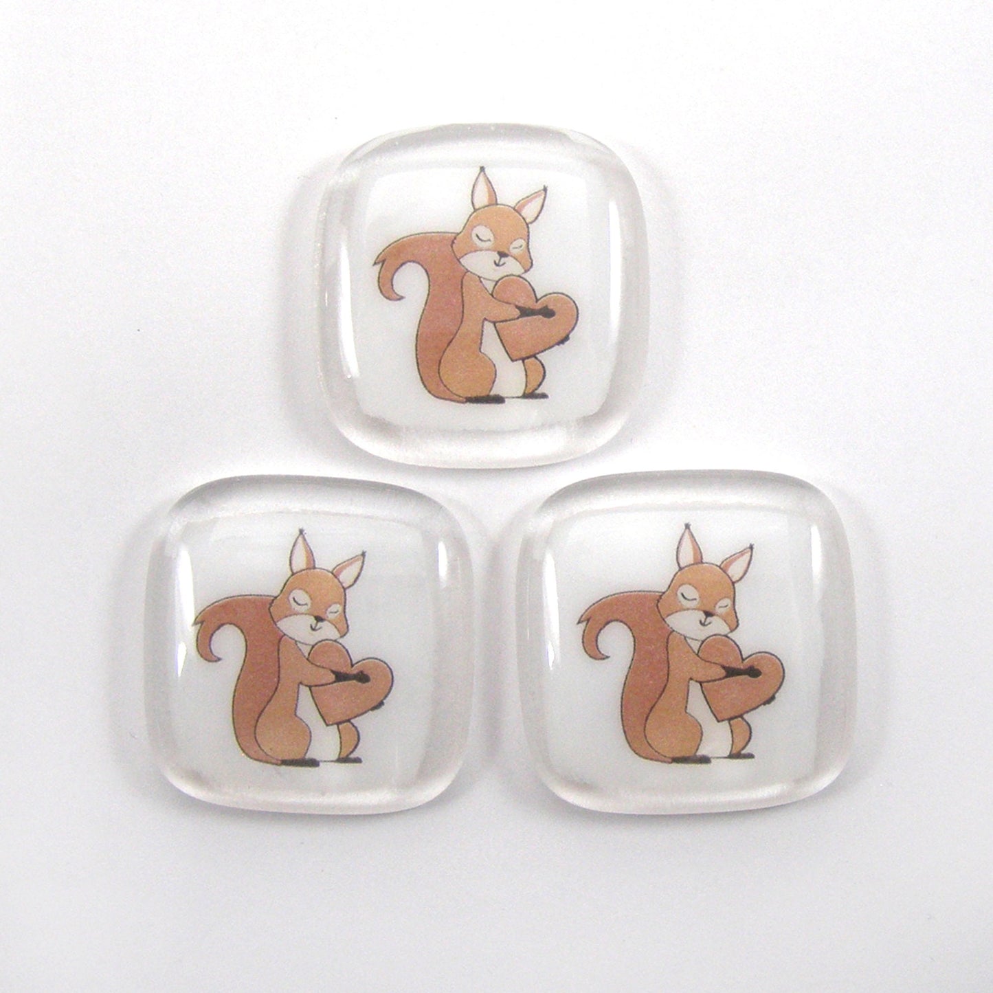 Squirrel Pocket Hug Fused Glass, hugs, love you, thinking of you, miss you, you are amazing, NHS, key worker, isolation, friendship gift